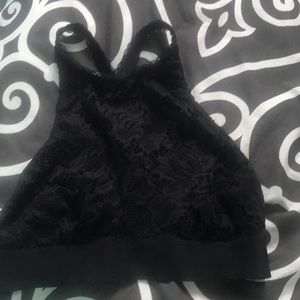 Racer back lace bralette